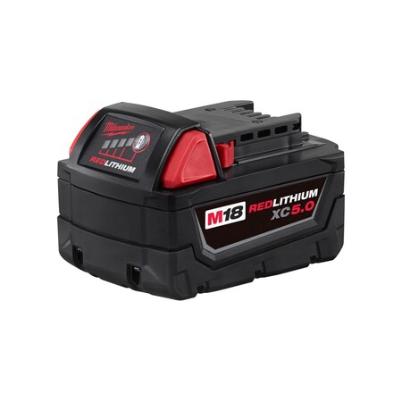 Milwaukee Tool M18 RED LITHIUM, 5.0A, EXTENDED CAPACITY BATTERY PACK,  48-11-1850